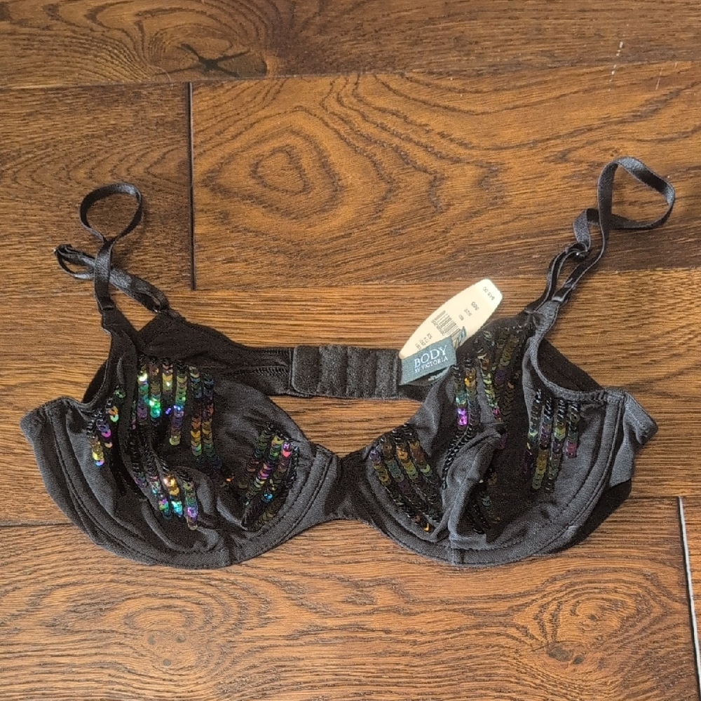 Victoria's Secret Black Lace Bra with Underwire